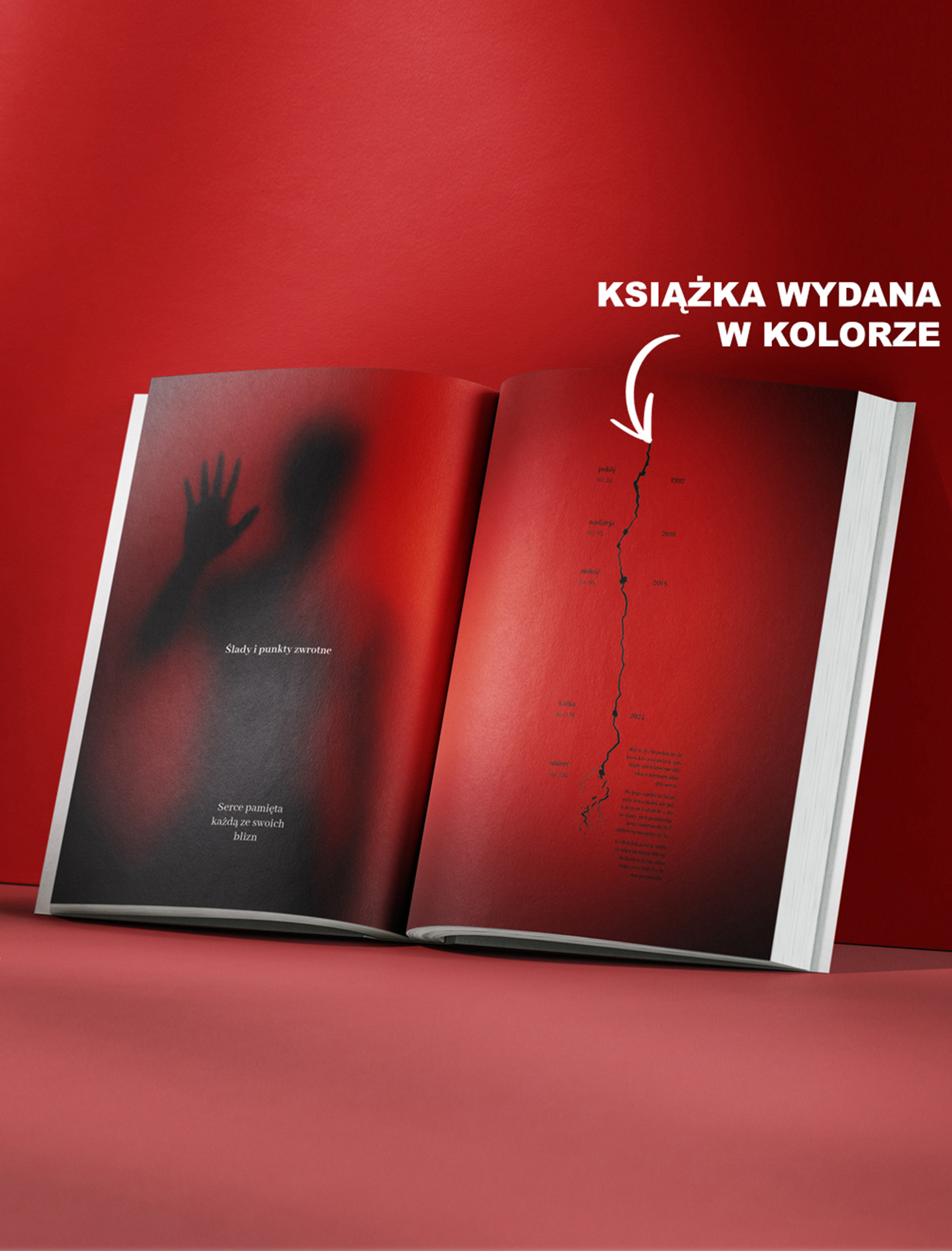 Książka Czerwony - Ślady po Tobie - limitowane